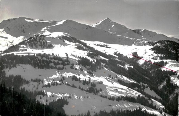 Wistätthorn Abfahrt, Gifferhorn bei St. Stephan im Simmental Vorderseite