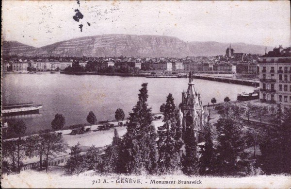 Genève - Monument Brunswick