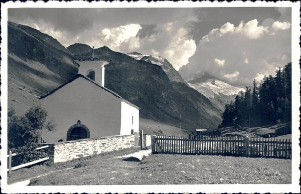 Kirche im Fextal. Vorderseite