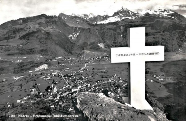 Näfels, "Erlösungs-Jubiläumskreuz" Vorderseite