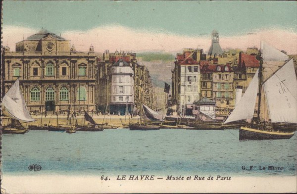 Le Havre - Musée et Rue de Paris