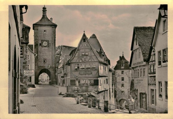 Rothenburg, Plönlein Vorderseite