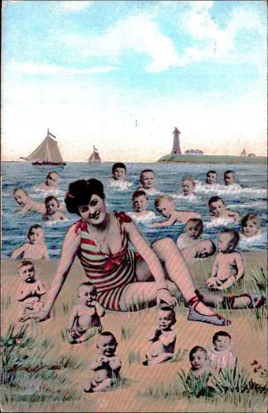 Am Badestrand Vorderseite