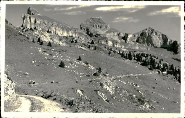 Leysin. Les Tours d'Ai et de Mayen Vorderseite