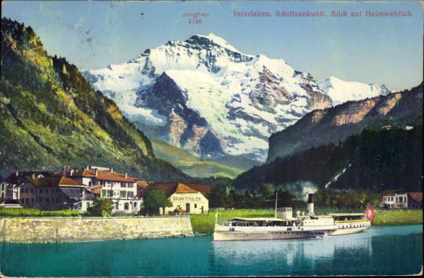 Interlaken, Schiffsankunft