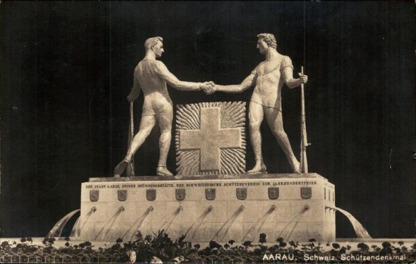 Aarau - Schützendenkmal Vorderseite