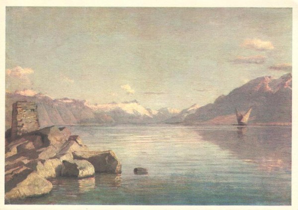 Chavannes. Le lac à Villette. La Pouponnière-L`Abri. Lausanne Vorderseite