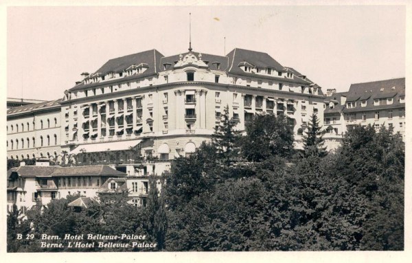 Bern, Hotel Bellevue-Palace Vorderseite
