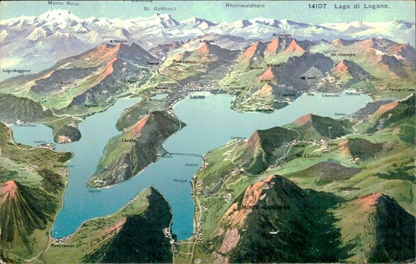 Lago di Lugano Vorderseite