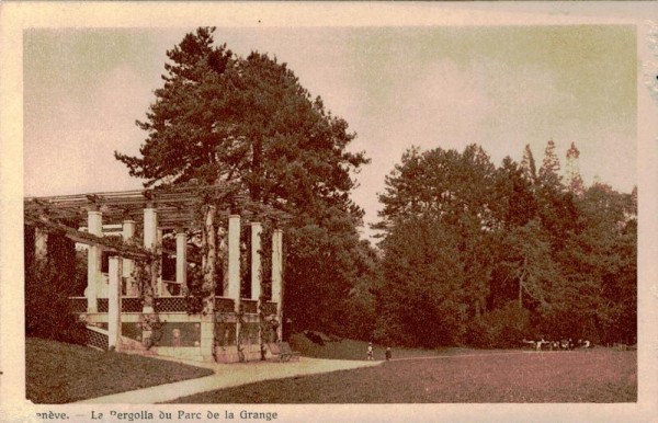 La Pergolla du Parc de la Grange, Genève Vorderseite