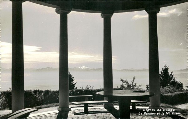 Le Pavillon et le Mont Blanc, Signal de Bougy Vorderseite