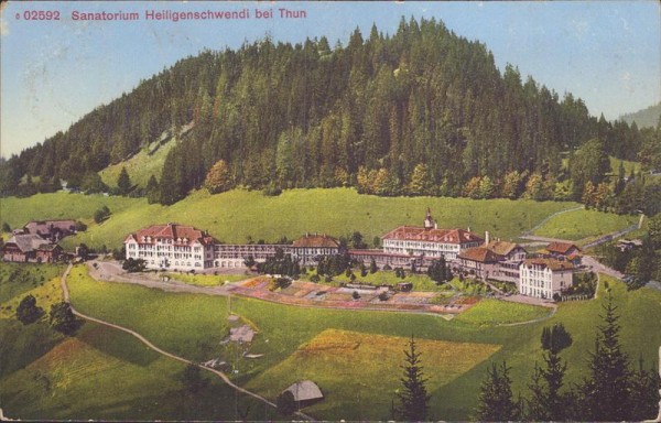 Sanatorium Heiligenschwendi bei Thun Vorderseite