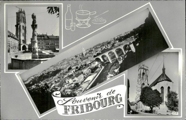 Souvenir de Fribourg Vorderseite