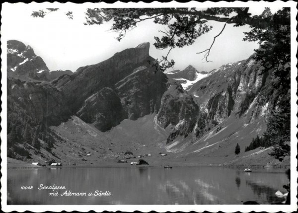 Säntis, Seealpsee Vorderseite