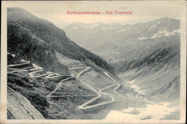 Gotthardstrasse, Val Tremola Vorderseite
