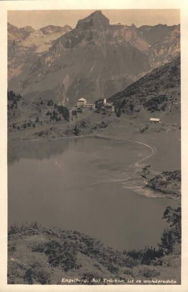 Engelberg. Auf Trüebsee ist es wunderschön Vorderseite