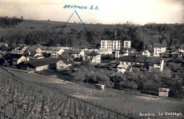 Boudry, le College Vorderseite