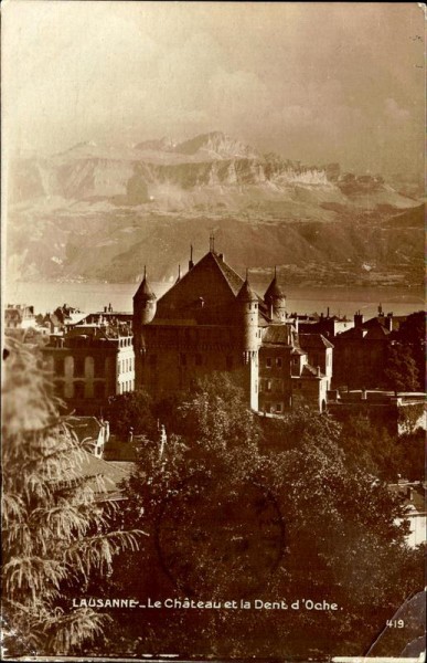 Schloss Ouchy (Lausanne) Vorderseite
