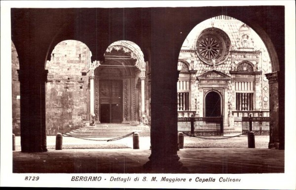 Bergamo - Dettagli di S. M. Maggiore e Capella Colleoni Vorderseite