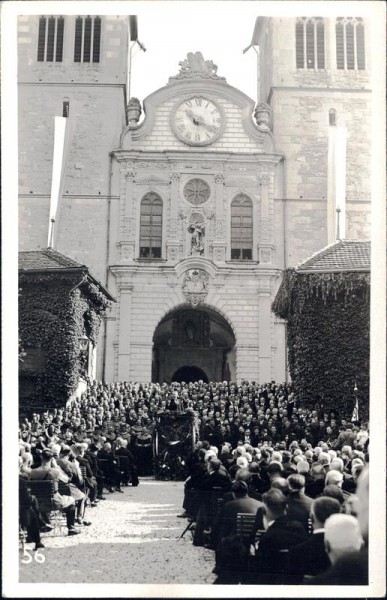 Veranstaltung in Luzern Vorderseite