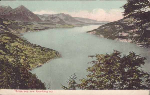 Thunersee vom Abendberg aus