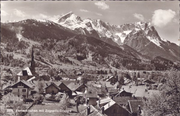 Partenkirchen mit Zugspitz - Gruppe