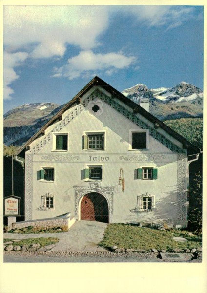 St.Moritz-Champfer, Tea-Room Restaurant Talv  Vorderseite
