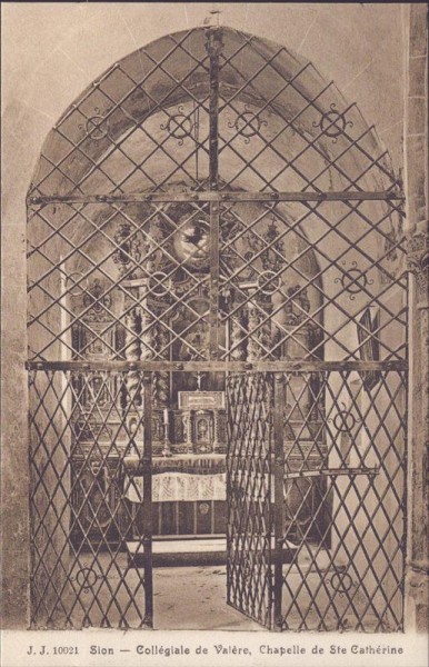 Sion, Collégiale de Valère Vorderseite