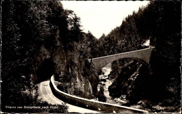 Strasse von Schüpfheim nach Flühli Vorderseite