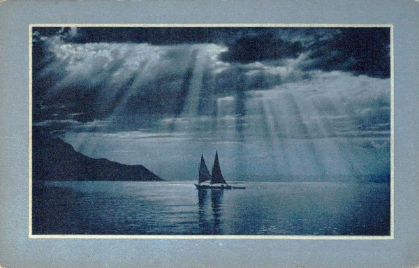 Lac Léman - Soir d'orage, 1910 Vorderseite