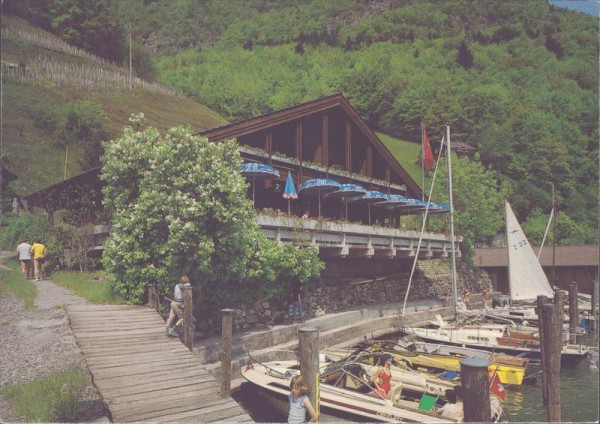 Quinten, Restaurant Seehus Vorderseite