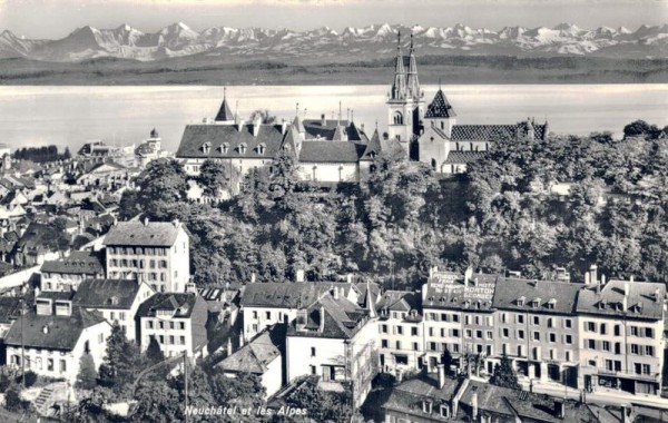 Neuchâtel et les Alpes Vorderseite