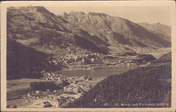 St. Moritz und Piz-Kesch (3422 m)