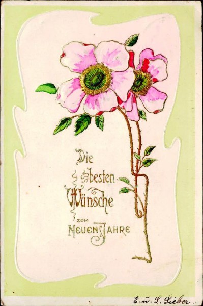 zum Neuen Jahre Vorderseite