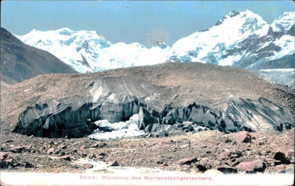 Mündung des Morteratschgletscher Vorderseite