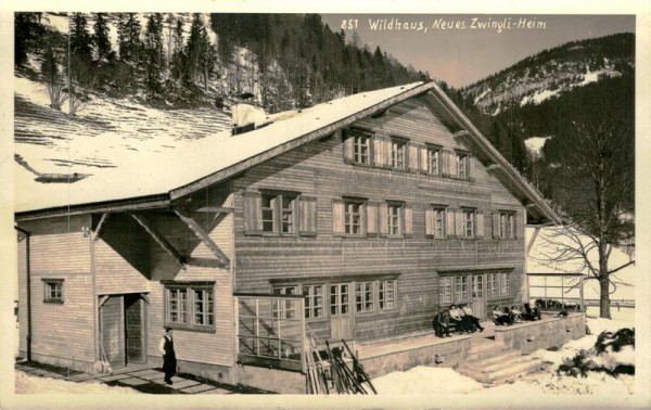 Wildhaus, Neues Zwingli-Heim Vorderseite