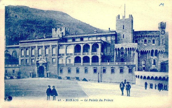 Fürstenpalast in Monaco Vorderseite