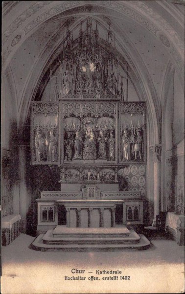 Chur - Kathedrale Vorderseite