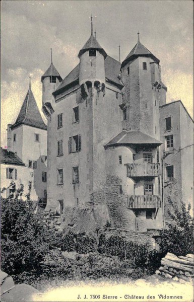 Siders/Sierre - Château des Vidomnes Vorderseite