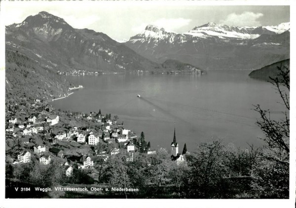Weggis, Vitznauerstock, Ober- und Niederbauen Vorderseite
