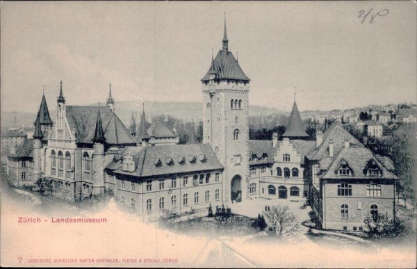 Zürich - Landesmuseum Vorderseite