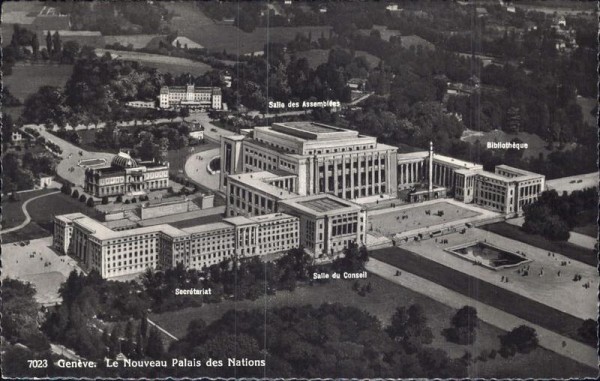 Genève - Le Nouveau Plais des Nations Vorderseite