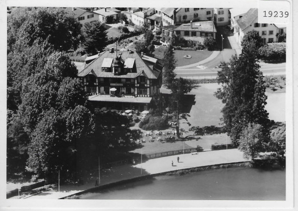 Flugaufnahme Weesen - Hotel Mariasee - Photo: 90x125mm