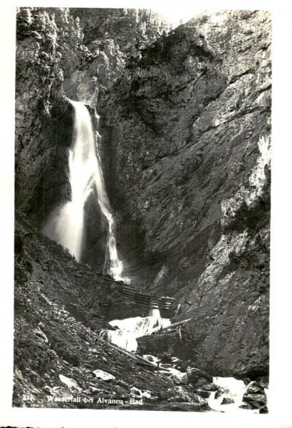 Wasserfall bei Alvaneu-Bad  Vorderseite