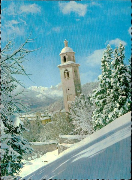 St. Moritz - Schiefer Turm Vorderseite