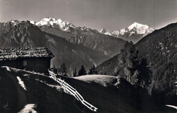 Bei Riederalp, Aletschgebiet Vorderseite