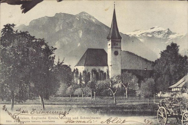 Interlaken, Englische Kirche Vorderseite