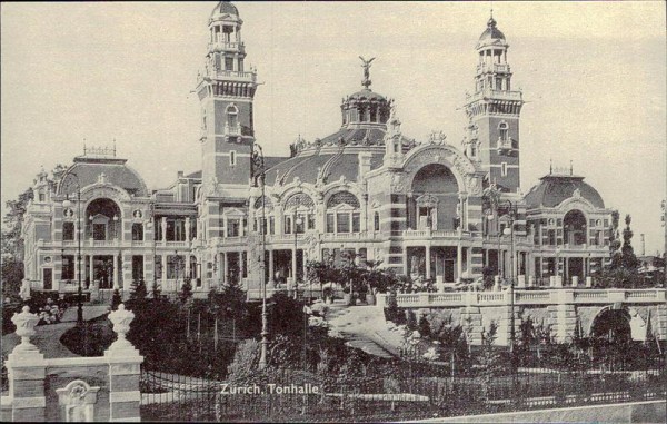 Zürich, Tonhalle, REPRODUKTION 1971 Vorderseite