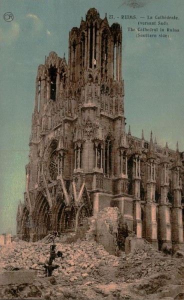 Reims, La Cathédrale Vorderseite