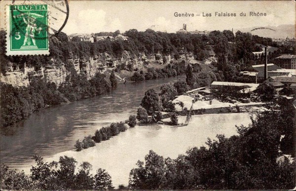 Genève - Les Falaises du Rhone Vorderseite